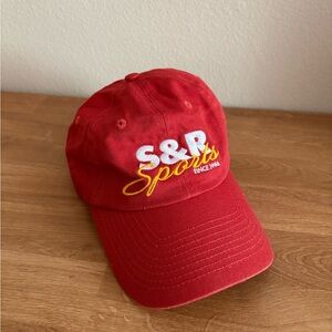 Red S&R Sports Cap